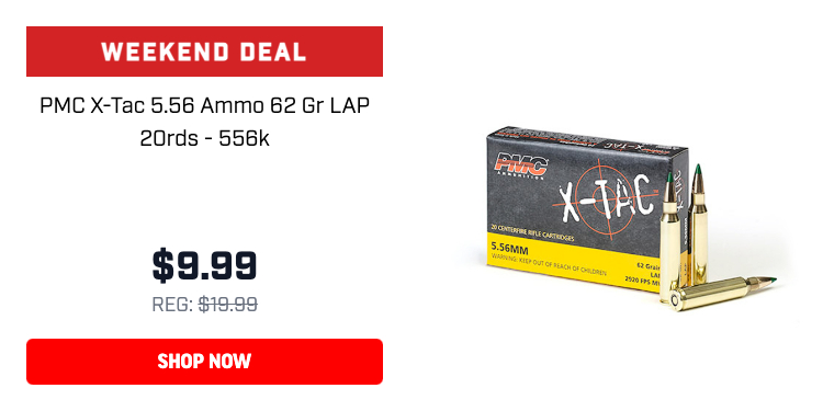 Stock On On PMC X-Tac 5.56 62gr LAP For Only $9.99/Box While Supplies ...