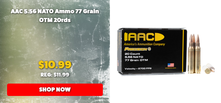 AAC 5.56 NATO Ammo 77 Grain OTM 20rds